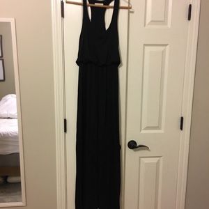 Black maxi dress